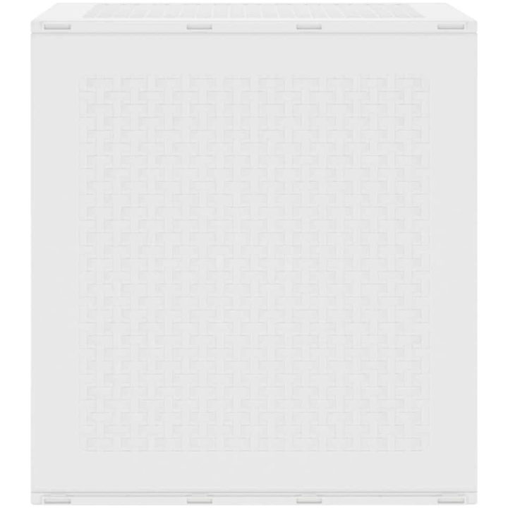 Förvaringslåda för trädgård vit 55x53x57 cm PP vidaXL 55 x 52.5 x 57 cm – bild 6