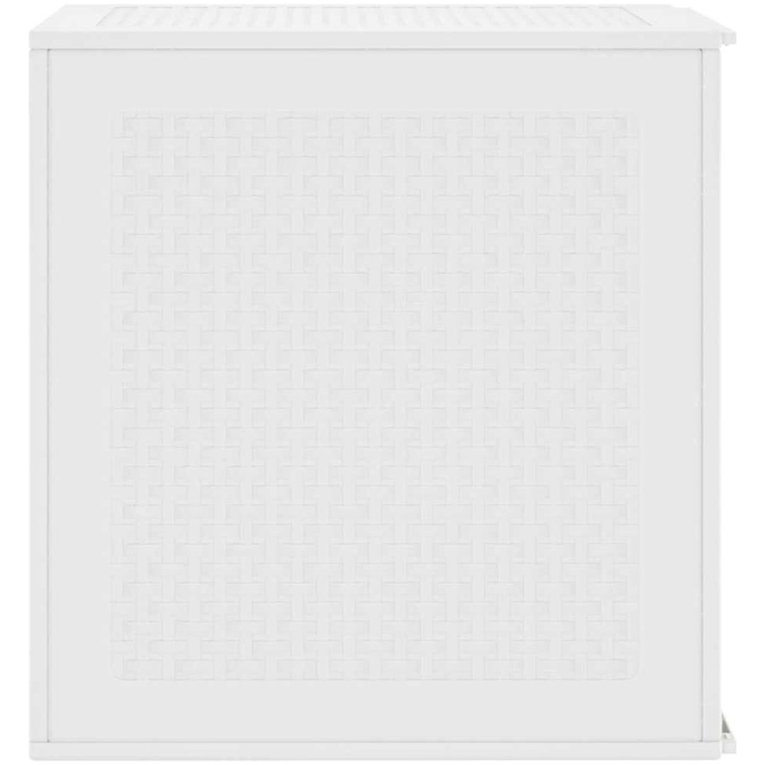 Förvaringslåda för trädgård vit 55x53x57 cm PP vidaXL 55 x 52.5 x 57 cm – bild 7