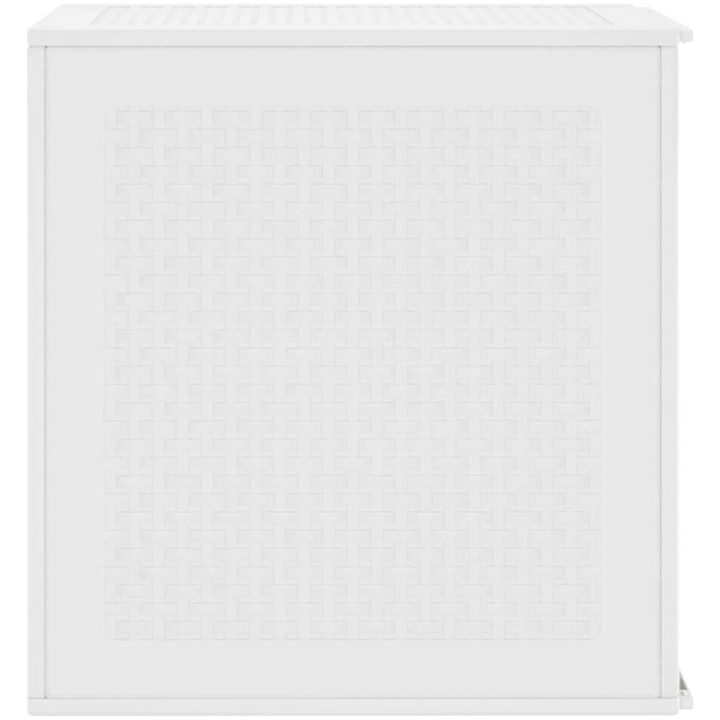 Förvaringslåda för trädgård vit 55x53x57 cm PP vidaXL 55 x 52.5 x 57 cm – bild 7