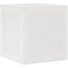 Förvaringslåda för trädgård vit 55x53x57 cm PP vidaXL 55 x 52.5 x 57 cm – miniatyr 8