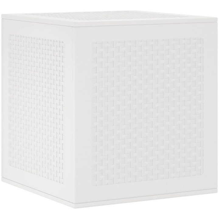Förvaringslåda för trädgård vit 55x53x57 cm PP vidaXL 55 x 52.5 x 57 cm – bild 8