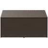 Förvaringslåda för trädgården brun konstrotting vidaXL 110 x 50 x 58 cm – miniatyr 4