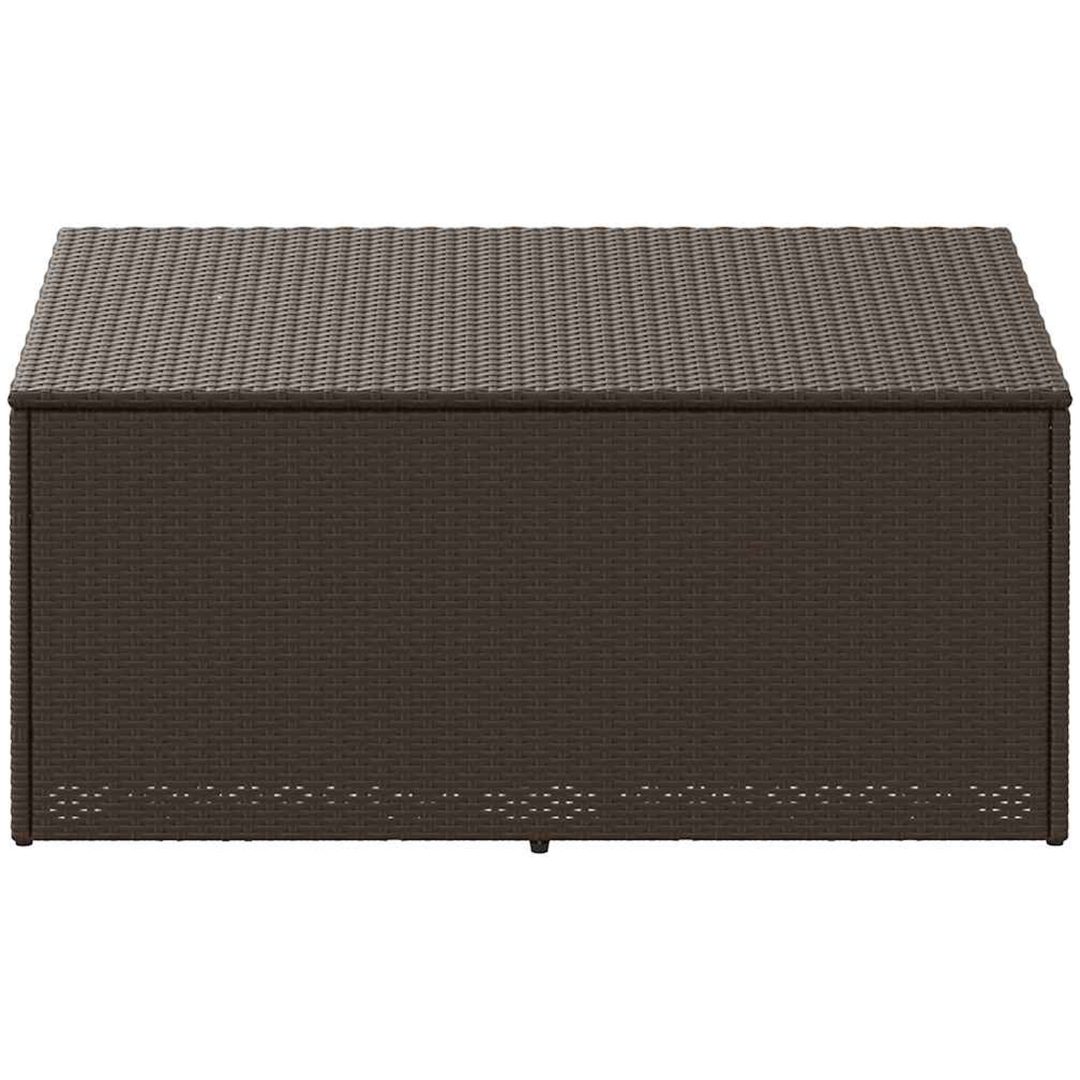 Förvaringslåda för trädgården brun konstrotting vidaXL 110 x 50 x 58 cm – bild 4