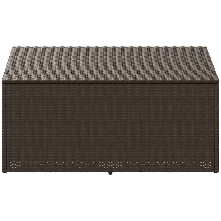 Förvaringslåda för trädgården brun konstrotting vidaXL 110 x 50 x 58 cm – bild 4