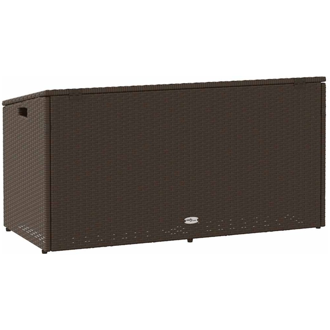 Förvaringslåda för trädgården brun konstrotting vidaXL 110 x 50 x 58 cm – bild 6