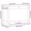 Förvaringslåda honungsbrun massiv furu vidaXL 60 x 32 x 45.5 cm – miniatyr 12