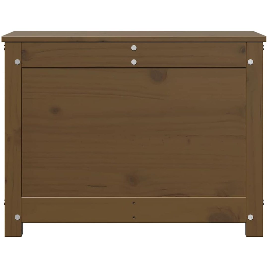 Förvaringslåda honungsbrun massiv furu vidaXL 60 x 32 x 45.5 cm – bild 5