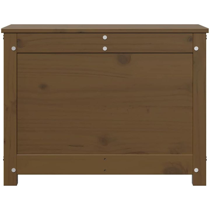Förvaringslåda honungsbrun massiv furu vidaXL 60 x 32 x 45.5 cm – bild 5