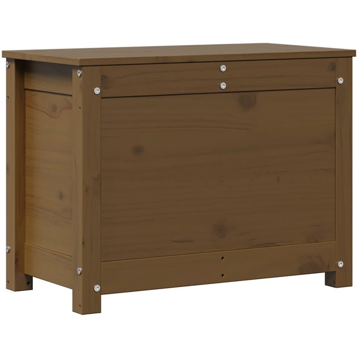 Förvaringslåda honungsbrun massiv furu vidaXL 60 x 32 x 45.5 cm – bild 7
