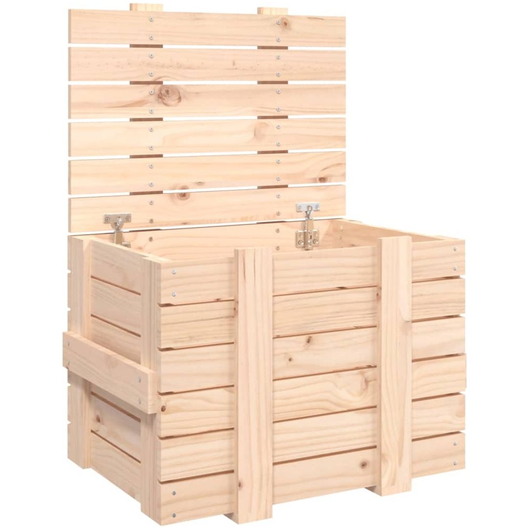 Förvaringslåda massiv furu vidaXL 58 x 40.5 x 42 cm – bild 2