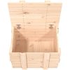 Förvaringslåda massiv furu vidaXL 58 x 40.5 x 42 cm – miniatyr 9
