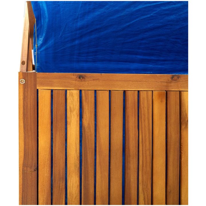 Förvaringslåda med spaljé 99x55x160 cm massivt akaciaträ vidaXL – bild 8