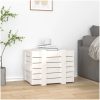 Förvaringslåda vit massiv furu vidaXL 58 x 40.5 x 42 cm – miniatyr 3