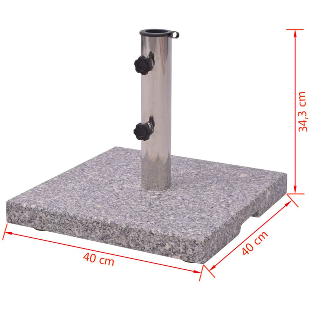 Fot till parasoll 20kg Granit vidaXL – bild 6