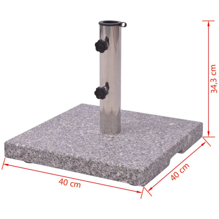 Fot till parasoll 20kg Granit vidaXL – bild 6