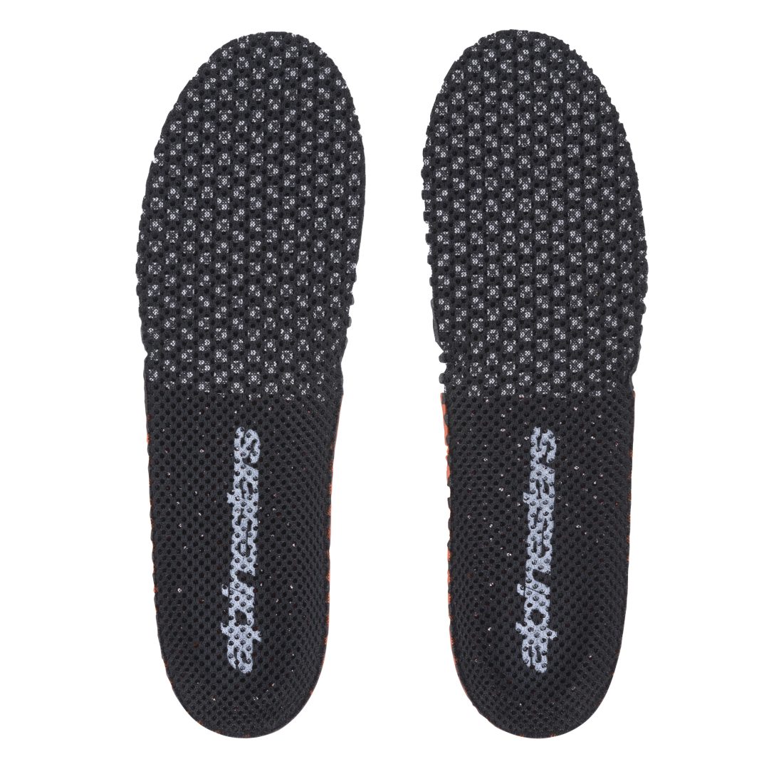 Fotbäddsinlägg Tech 10 Svart Orange Gul ALPINESTARS(MX) 49.5 – bild 2