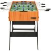 Fotbollsbord hopfällbart 121x61x80 cm ljusbrun vidaXL – miniatyr 3