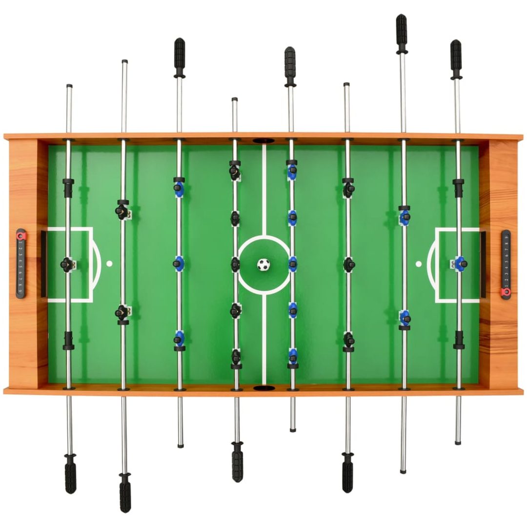 Fotbollsbord hopfällbart 121x61x80 cm ljusbrun vidaXL – bild 5