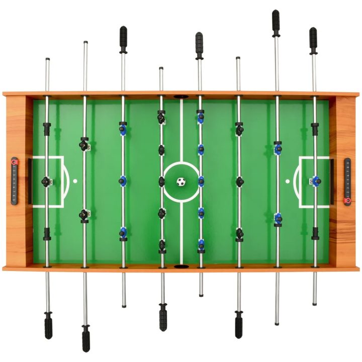 Fotbollsbord hopfällbart 121x61x80 cm ljusbrun vidaXL – bild 5