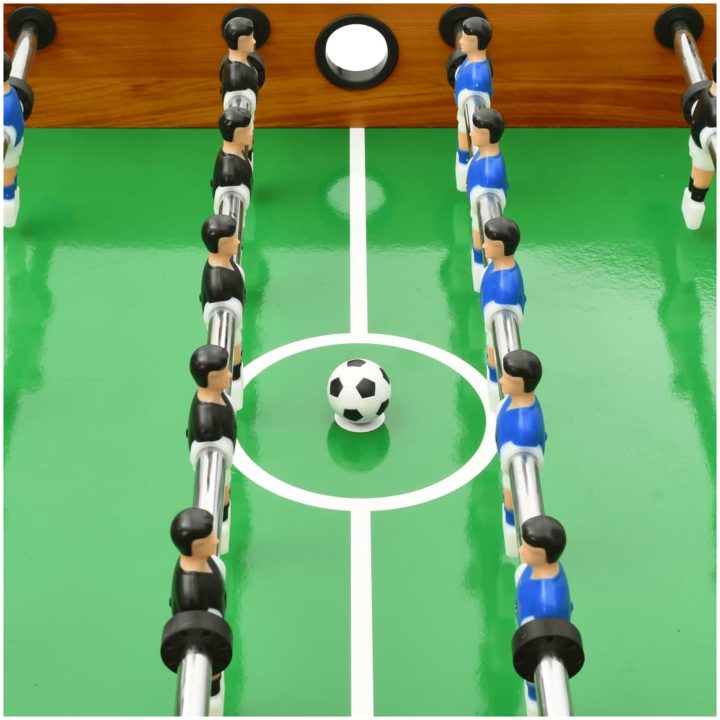 Fotbollsbord hopfällbart 121x61x80 cm ljusbrun vidaXL – bild 9