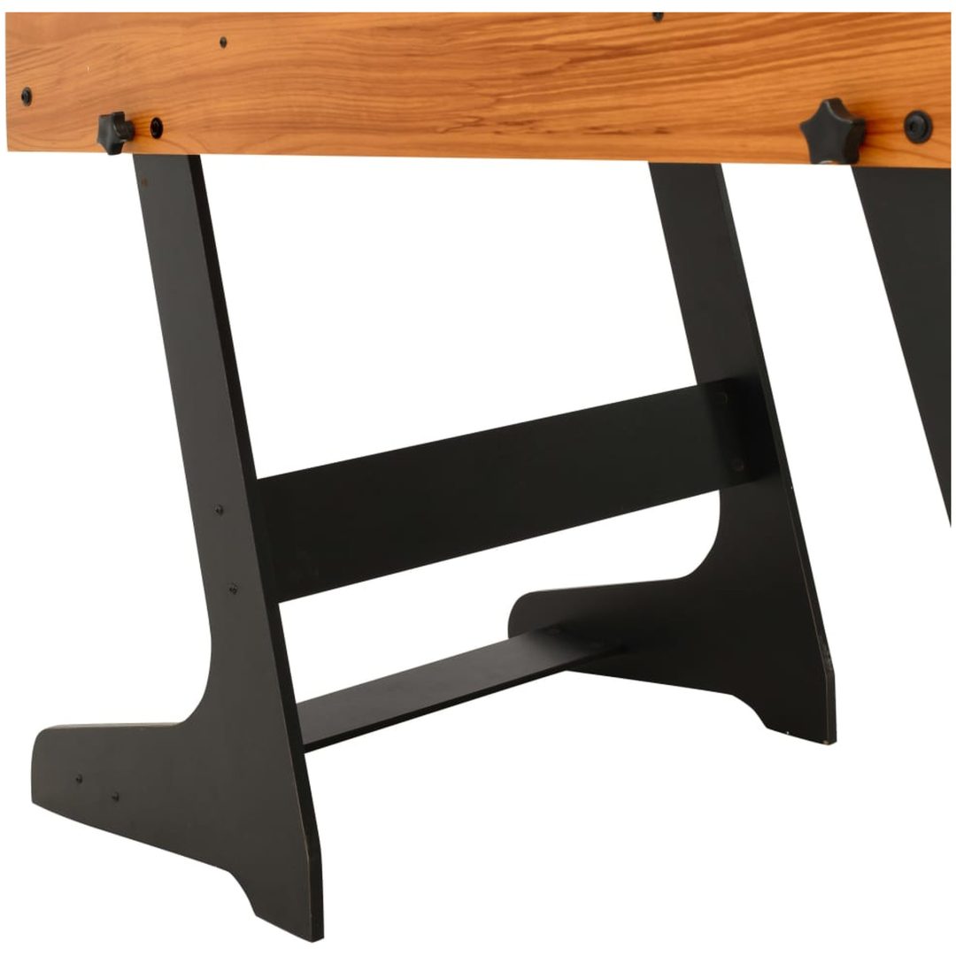 Fotbollsbord hopfällbart 121x61x80 cm ljusbrun vidaXL – bild 10