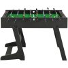 Fotbollsbord hopfällbart 121x61x80 cm svart vidaXL – miniatyr 2
