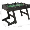 Fotbollsbord hopfällbart 121x61x80 cm svart vidaXL – miniatyr 11