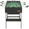 Fotbollsbord hopfällbart 121x61x80 cm svart vidaXL – miniatyr 3