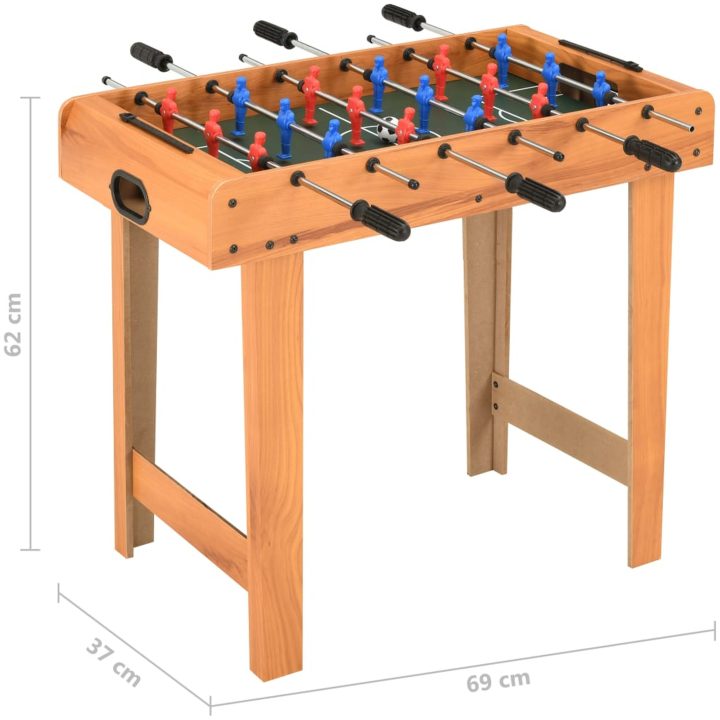 Fotbollsbord mini 69x37x62 cm lönn vidaXL – bild 9