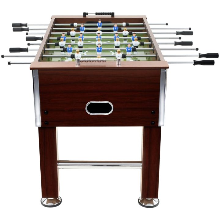 Fotbollsbord stål 60 kg 140x74,5x87,5 cm brun vidaXL – bild 3