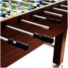 Fotbollsbord stål 60 kg 140x74,5x87,5 cm brun vidaXL – miniatyr 7