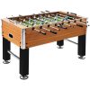 Fotbollsbord stål 60 kg 140x74,5x87,5 cm ljusbrun och svart vidaXL – miniatyr 1