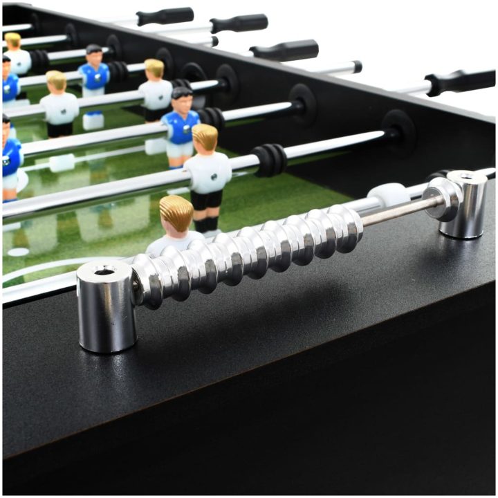 Fotbollsbord stål 60 kg 140x74,5x87,5 cm svart vidaXL – bild 7