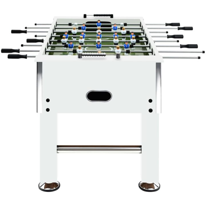 Fotbollsbord stål 60 kg 140x74,5x87,5 cm vit vidaXL – bild 3