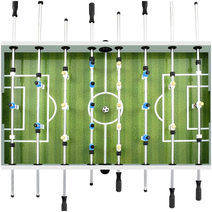Fotbollsbord stål 60 kg 140x74,5x87,5 cm vit vidaXL – bild 4