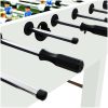 Fotbollsbord stål 60 kg 140x74,5x87,5 cm vit vidaXL – miniatyr 8