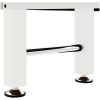 Fotbollsbord stål 60 kg 140x74,5x87,5 cm vit vidaXL – miniatyr 10