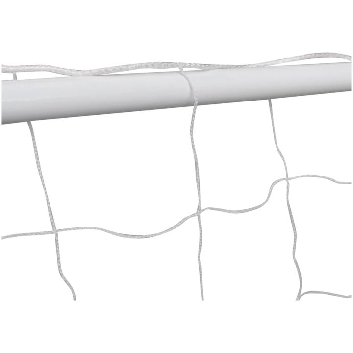 Fotbollsmål 2 st med nät 182x61x122 cm stål vit vidaXL – bild 4