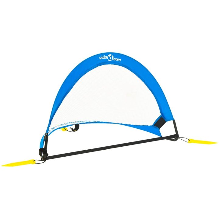 Fotbollsmål för barn 2 st med förvaringsväska vidaXL 75.5 x 46 x 48 cm – bild 2