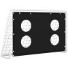 Fotbollsmål för träning stål 184x61x122 cm vidaXL – miniatyr 2