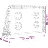 Fotbollsmål för träning stål 184x61x122 cm vidaXL – miniatyr 6