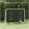 Fotbollsmål för träning stål 184x61x122 cm vidaXL – miniatyr 1