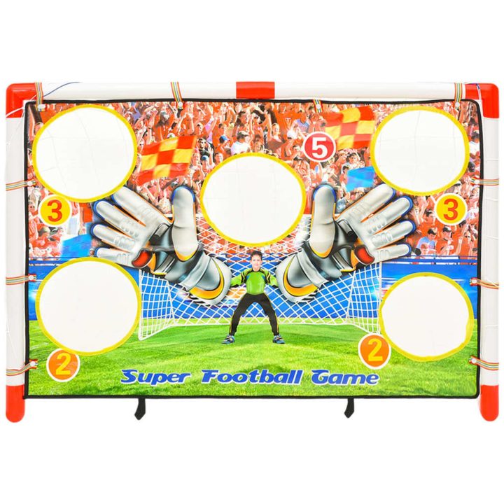Fotbollsmål med bakgrund 120x51x77,5 cm vidaXL – bild 4