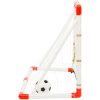 Fotbollsmål med bakgrund 120x51x77,5 cm vidaXL – miniatyr 5