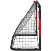 Fotbollsmål med nät röd och svart 90x48x71 cm stål vidaXL – miniatyr 5