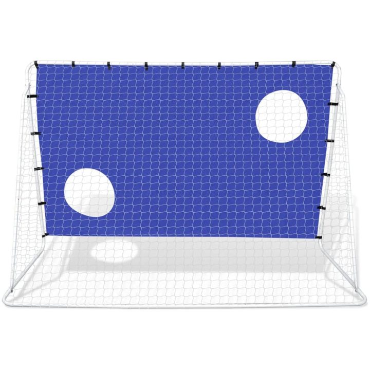Fotbollsmål med siktvägg 240 x 92 x 150 cm högkvalitativ vidaXL – bild 4