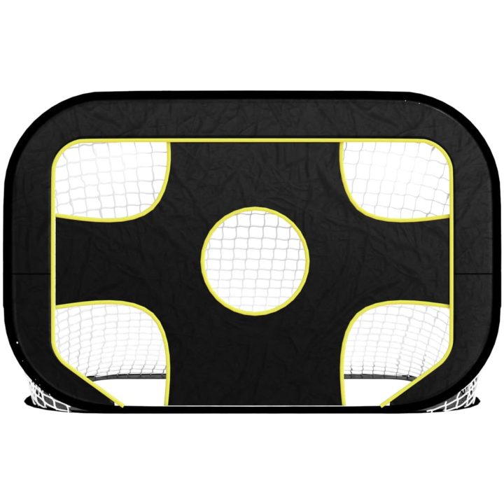 Fotbollsmål med skottduk 120x80x80 cm polyester vidaXL – bild 3