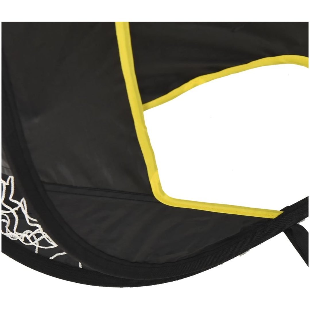 Fotbollsmål med skottduk 120x80x80 cm polyester vidaXL – bild 5