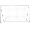 Fotbollsmål nät 2 st 240x90x150 cm vidaXL – miniatyr 3
