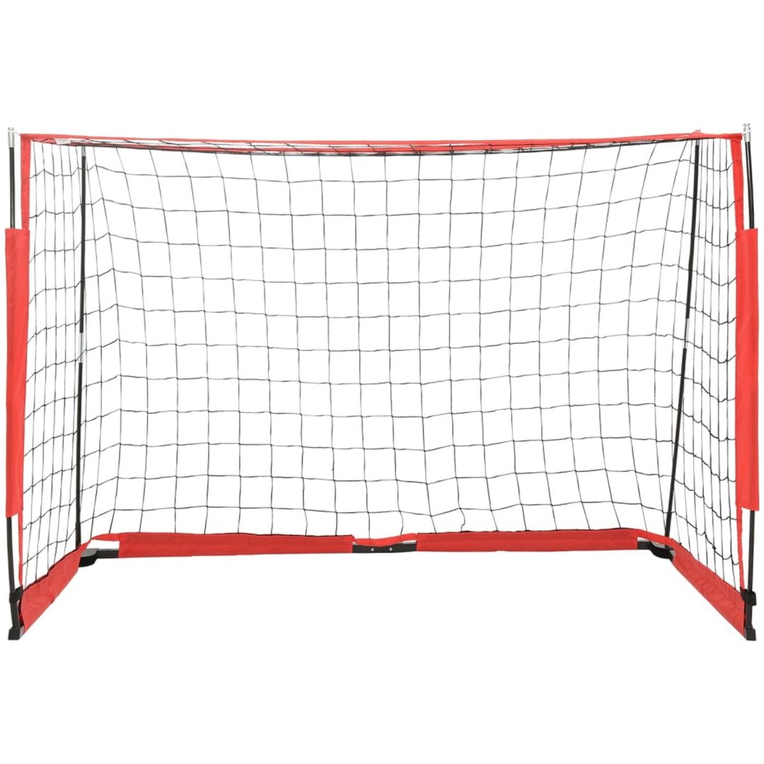 Fotbollsmål stål vidaXL 184 x 91 x 124.5 cm – bild 2